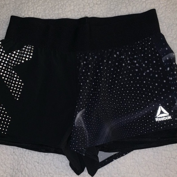 Black Sport Reebok Training Shorts - Picture 2 of 4
